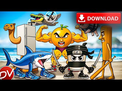 By DV ANIMATIONS! Tung Tung Sahur, Cappuccino Assassino, Tralalero tralala, Bombardino crocodilo dc2