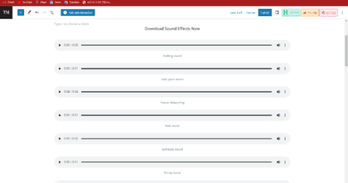 Free Sound effects