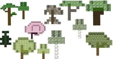 Minecraft tress (image)