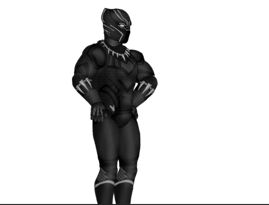 Black Panther 3d By pk (TheTmWorld