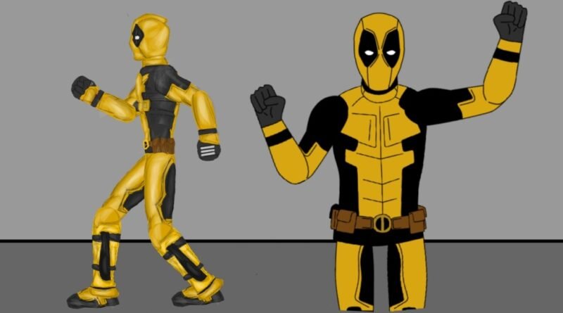 Golden Deadpool Download drawing cartoons 2 image (TheTmworld)