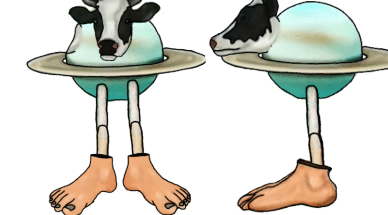 Image of la vaca Saturno Saturnita