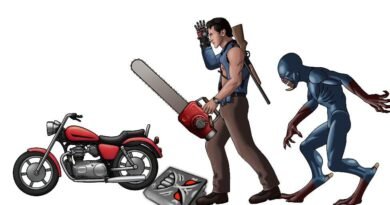 image of Ash Williams and necromancer