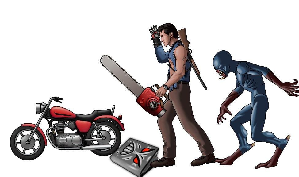Ash Williams and necromancer Dc2 Download
